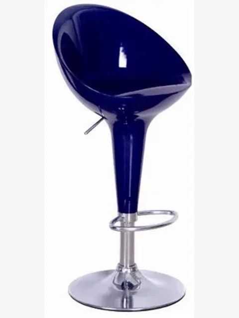 Gloss Ball Swivel Chair (T-100E) by Ivy Chairs — High-gloss ABS ball seat in colour, on a swivel column and disc base